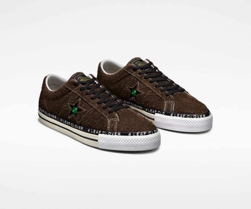 Zapatillas Bajas Converse x Patta Four-Leaf Clover One Star Pro Hombre Verde Oliva Blancas | PE 50482L